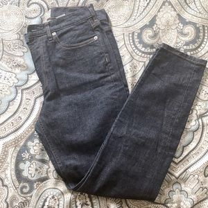 NWOT Everlane High Rise Dark Indigo Wash Skinny